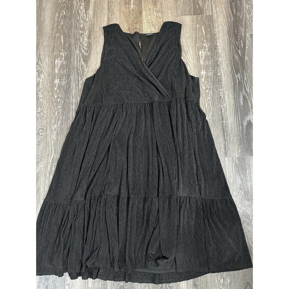 Torrid Black Tank Sleeveless Dress Textured Size 6 6XL